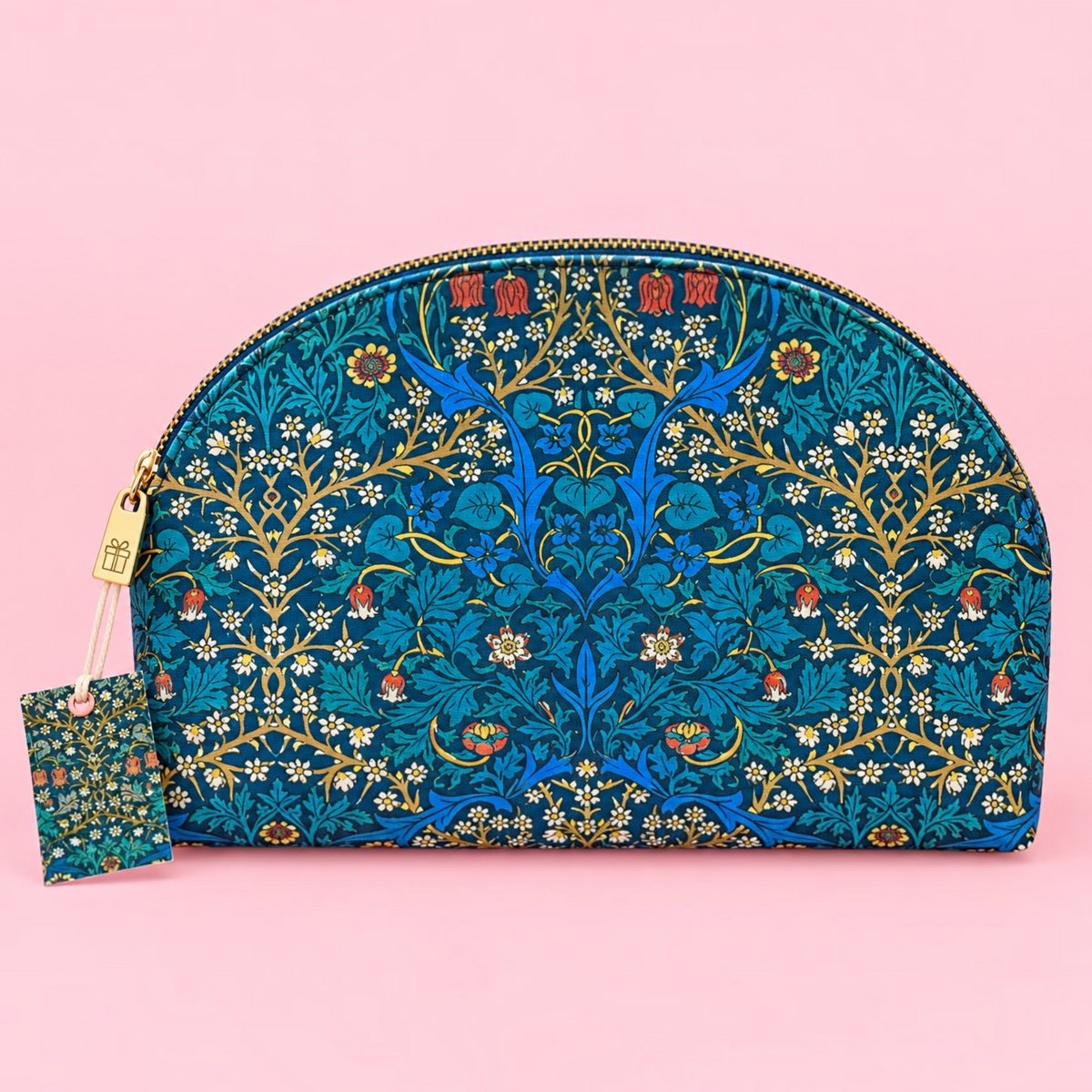 💙William Morris Golden Lily Cosmetic Bag 🌼✨