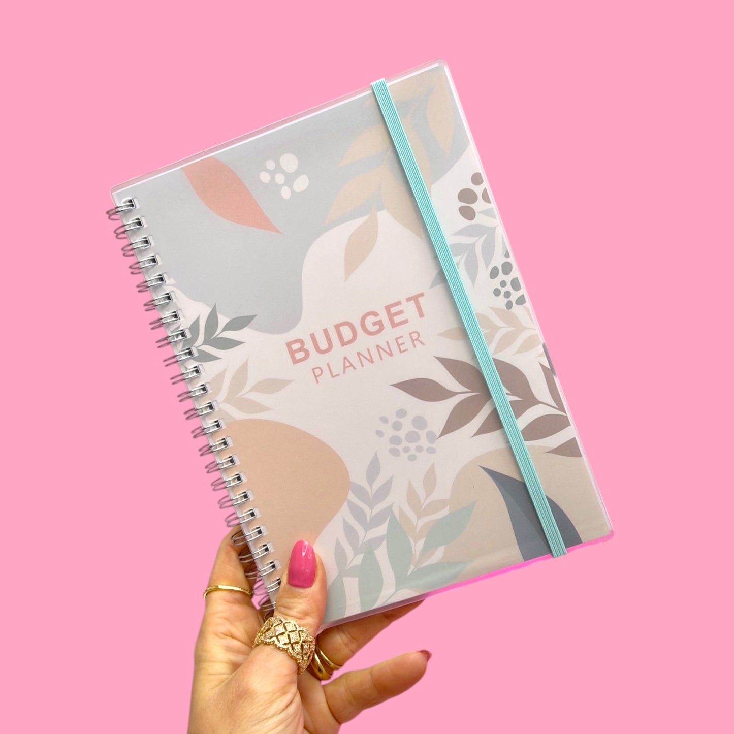 Minimalist Floral Budget Planner Notebook ✨💸
