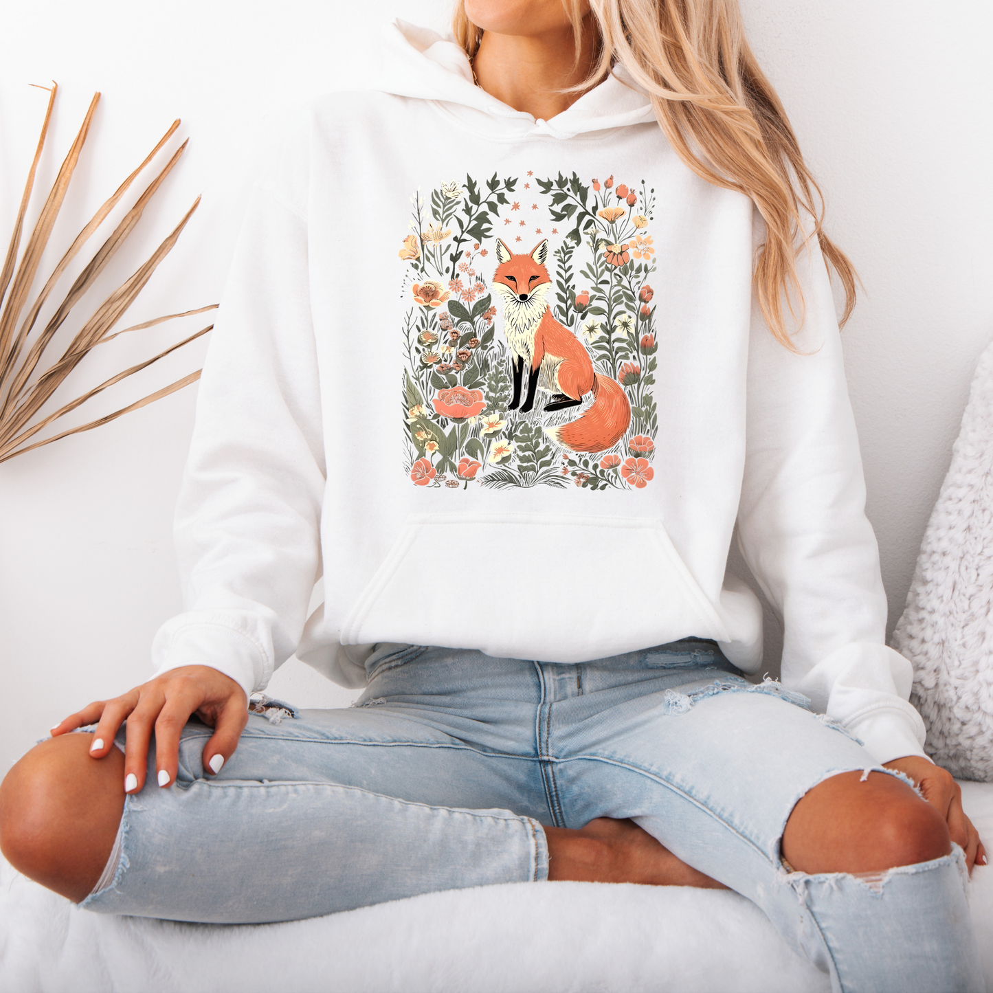 🦊🌼 Woodland Fox  Luxuriously Thick Hoodie✨