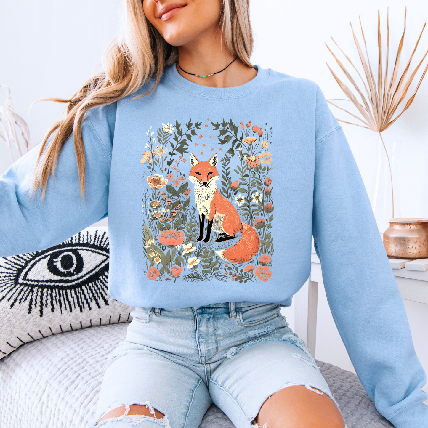 🦊🍁 Woodland Fox Cotton Sweatshirt✨