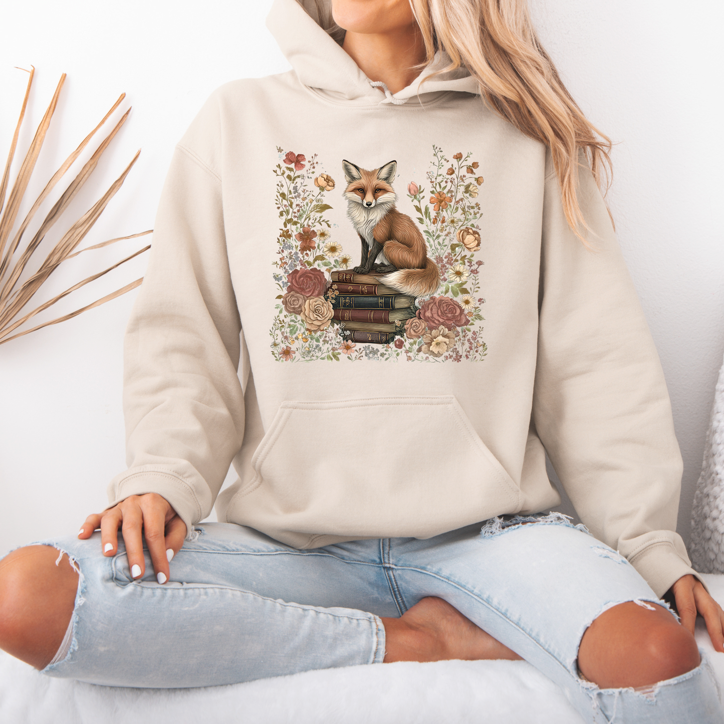 🦊📖 Bookish Fox Hoodie Luxuriously Thick Hoodie✨