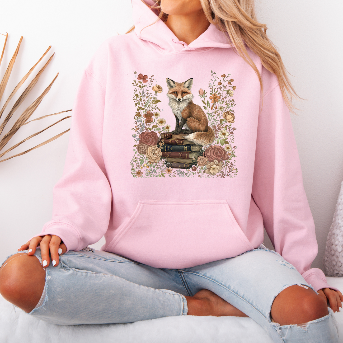 🦊📖 Bookish Fox Hoodie Luxuriously Thick Hoodie✨