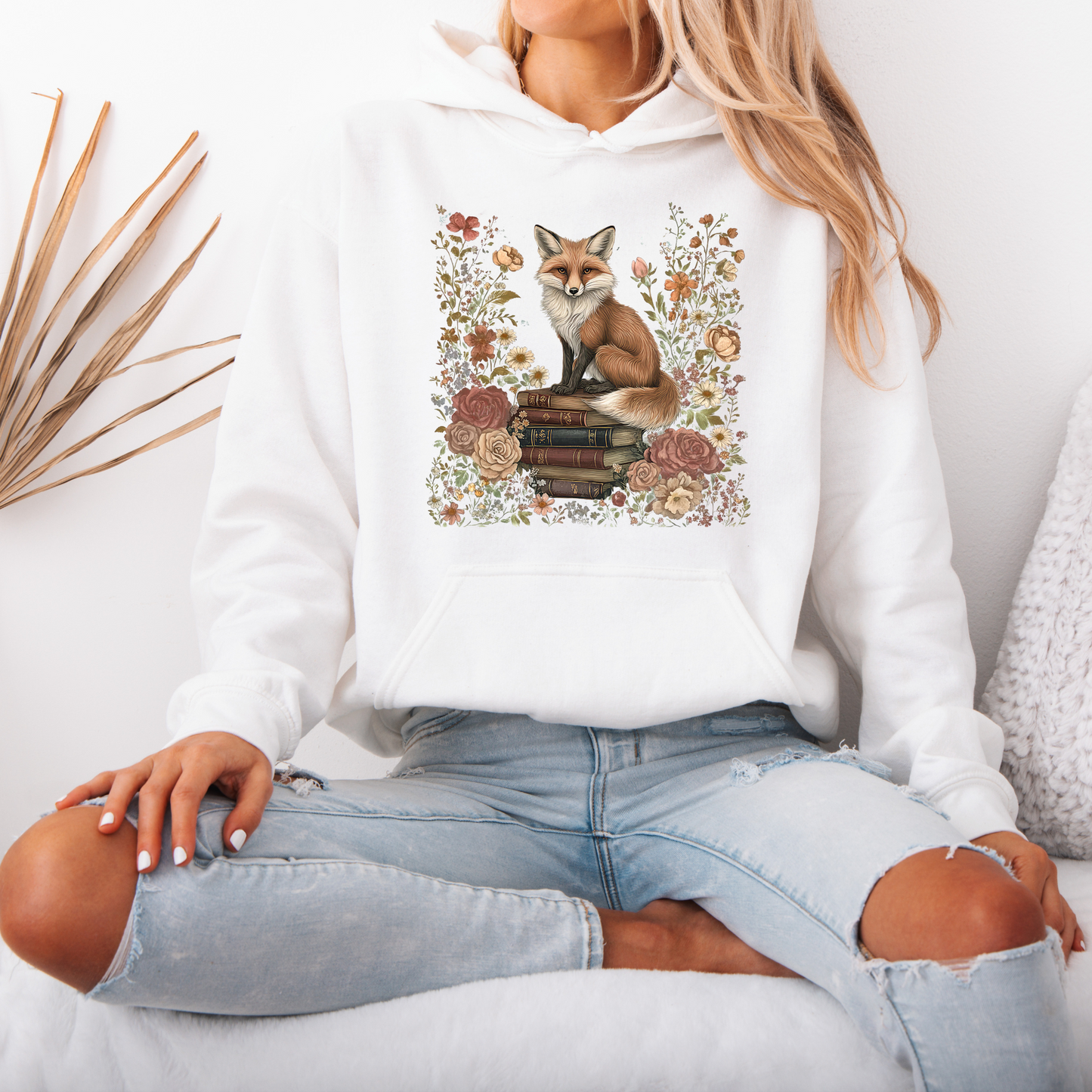 🦊📖 Bookish Fox Hoodie Luxuriously Thick Hoodie✨