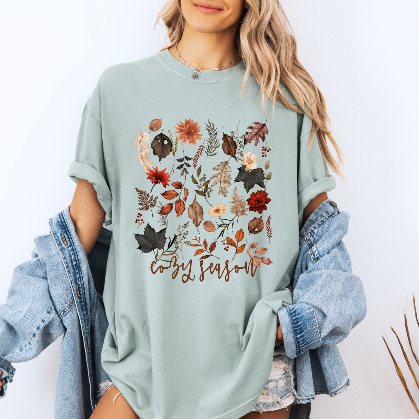 🍂✨ Cozy Season Tee 100% Organic cotton🌼