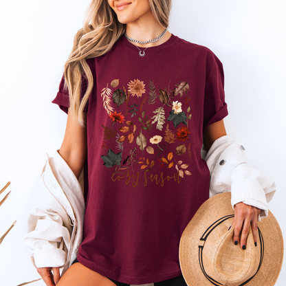 🍂✨ Cozy Season Tee 100% Organic cotton🌼
