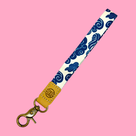 Cloud Whisper Wristlet ☁️🩵🔑
