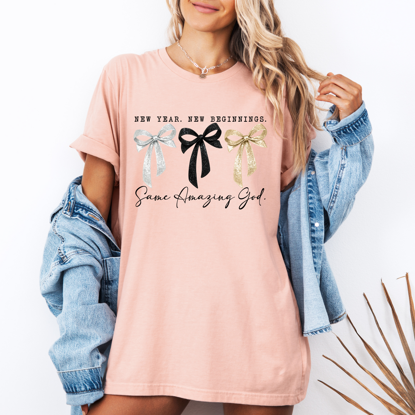 ✨New Year New Beginnings Same Amazing God 100% Organic Cotton T-Shirt