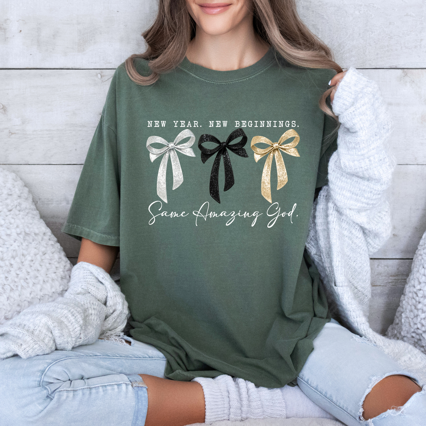 ✨New Year New Beginnings Same Amazing God 100% Organic Cotton T-Shirt