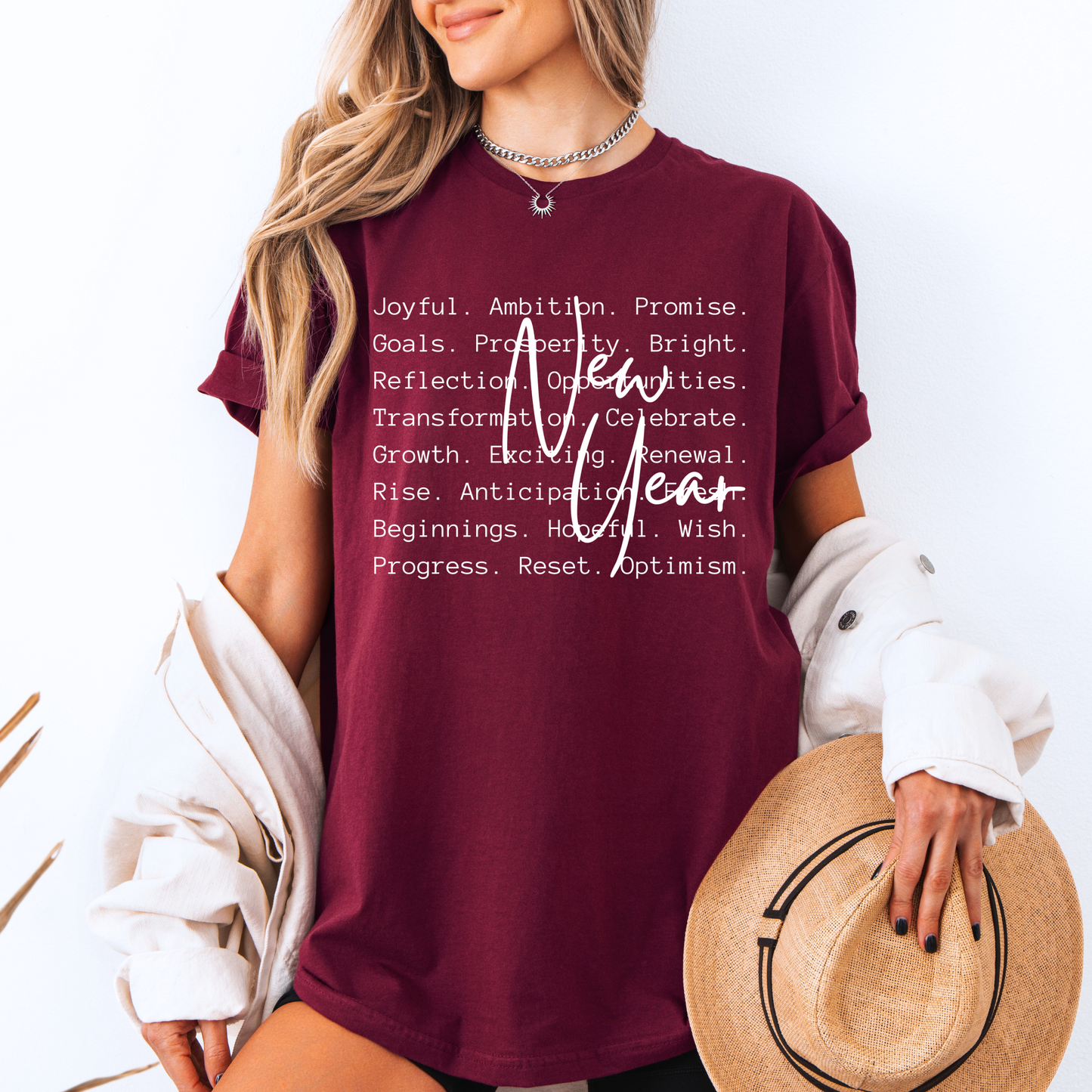 ✨ Hello New Year Affirmations 🤍
100% Organic Cotton T-Shirt