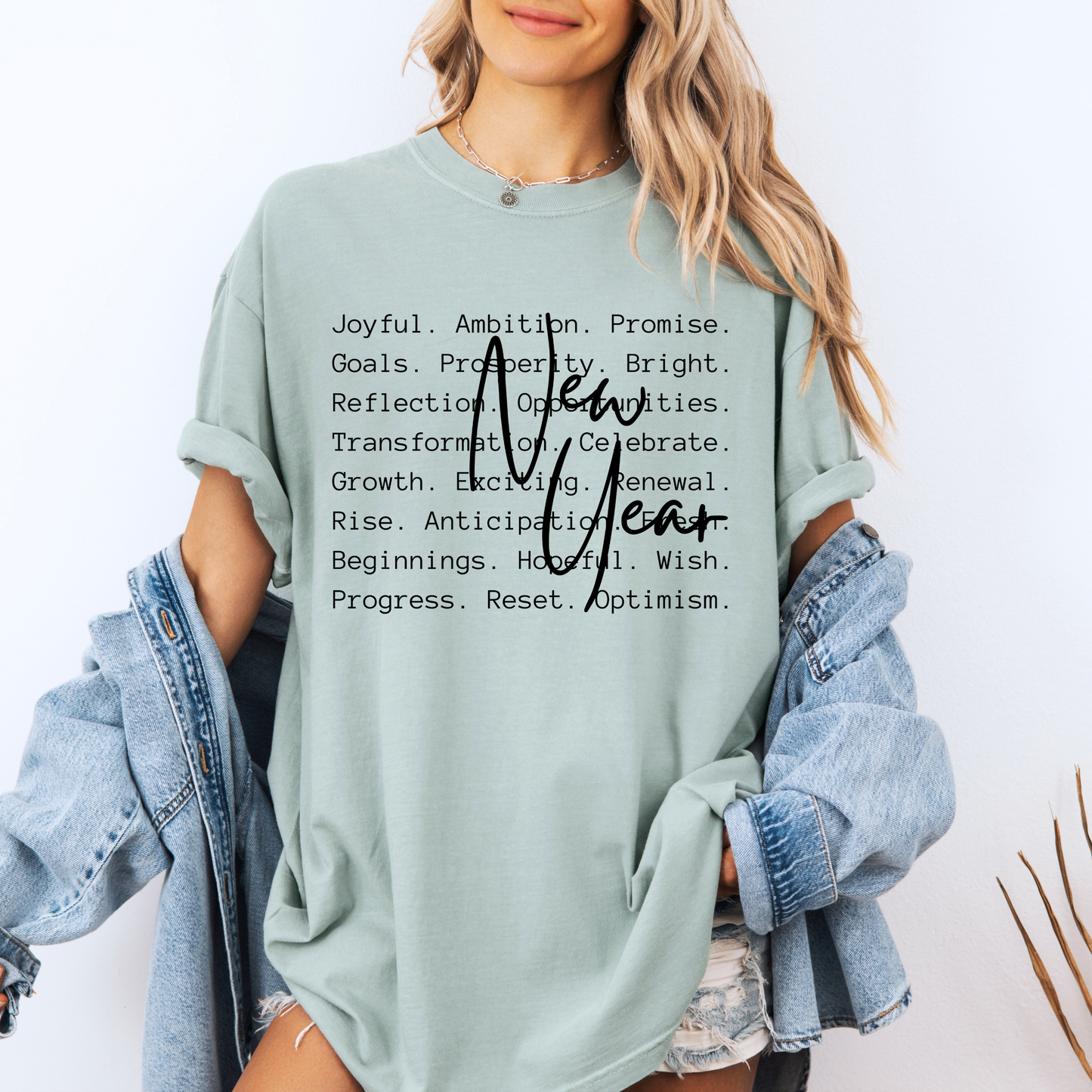 ✨ Hello New Year Affirmations 🤍
100% Organic Cotton T-Shirt