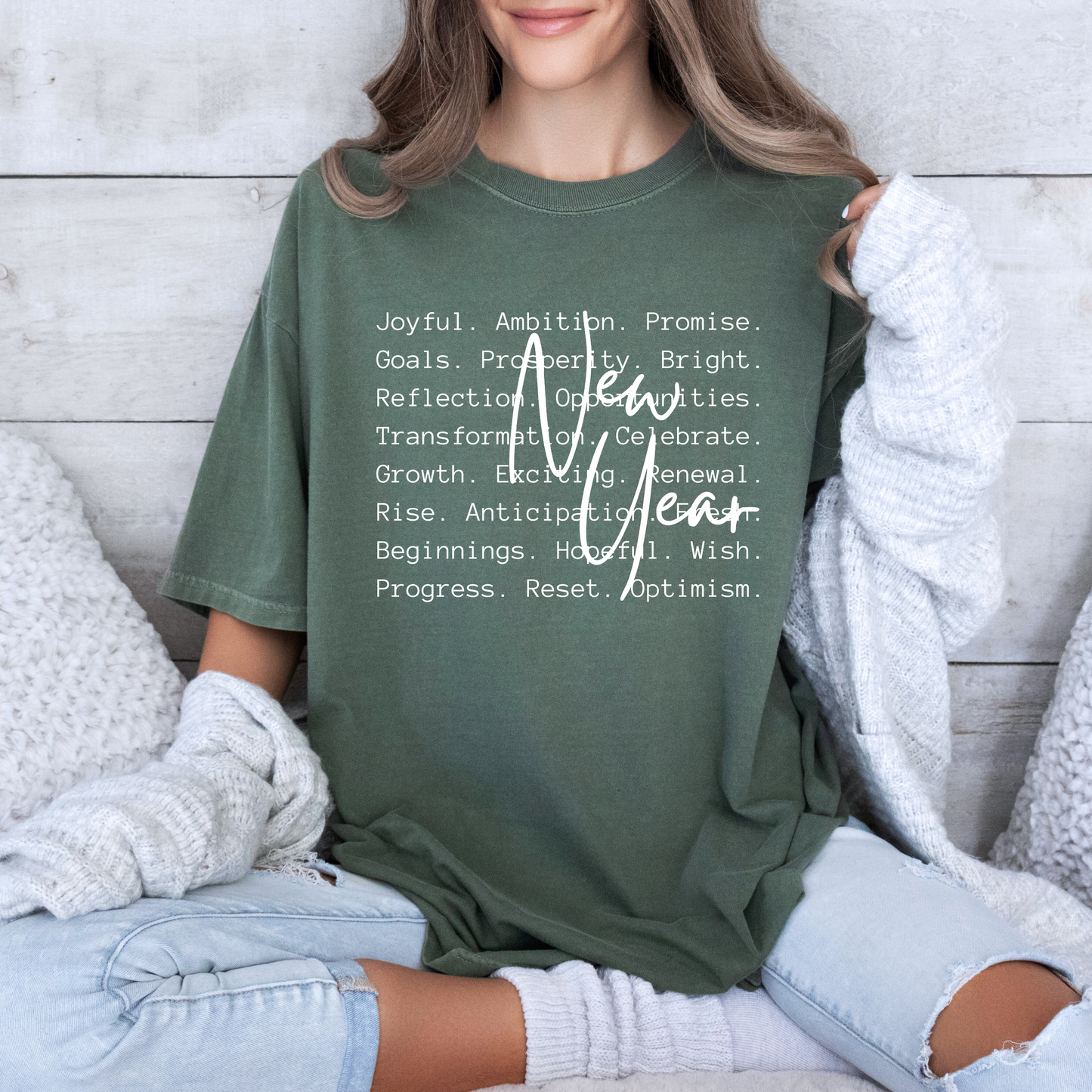 ✨ Hello New Year Affirmations 🤍
100% Organic Cotton T-Shirt