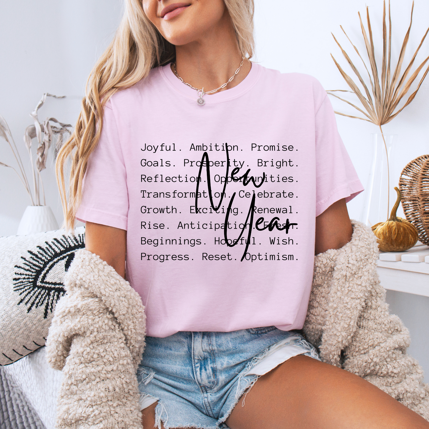 ✨ Hello New Year Affirmations 🤍
100% Organic Cotton T-Shirt