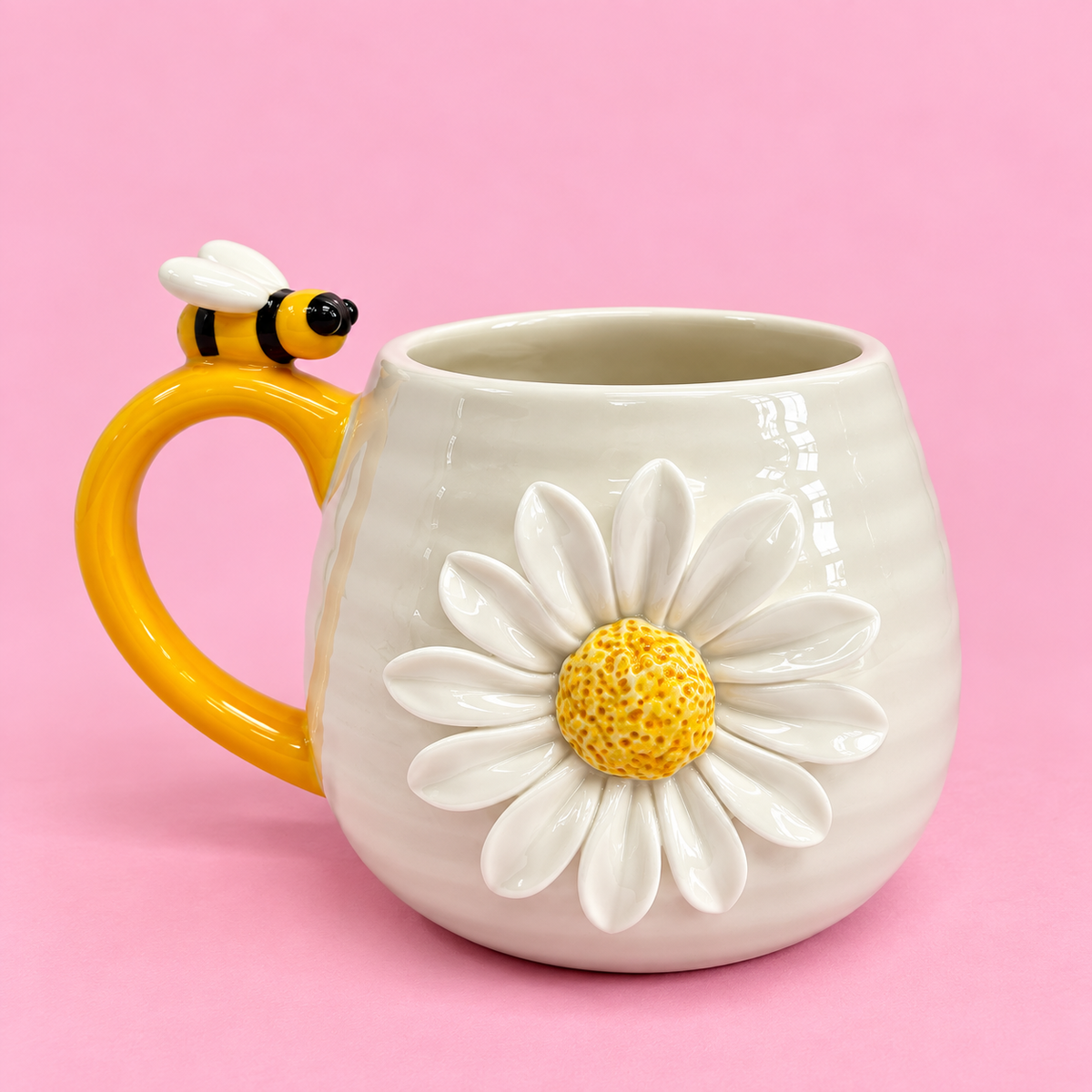 🌼 Busy Bee Daisy 16oz Mug 🐝💛
