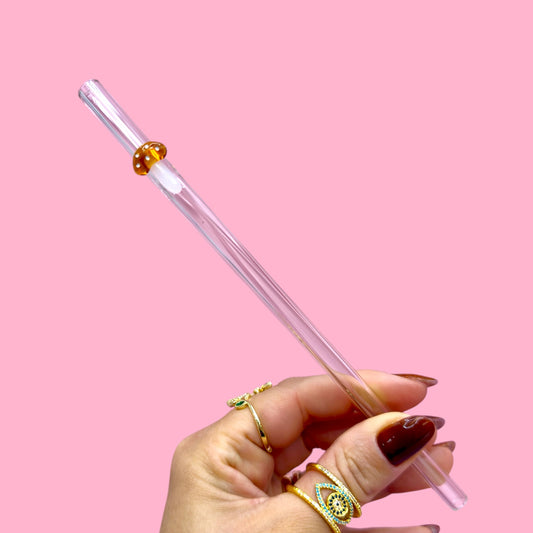 🍄 Mushroom Magic Glass Straw ✨