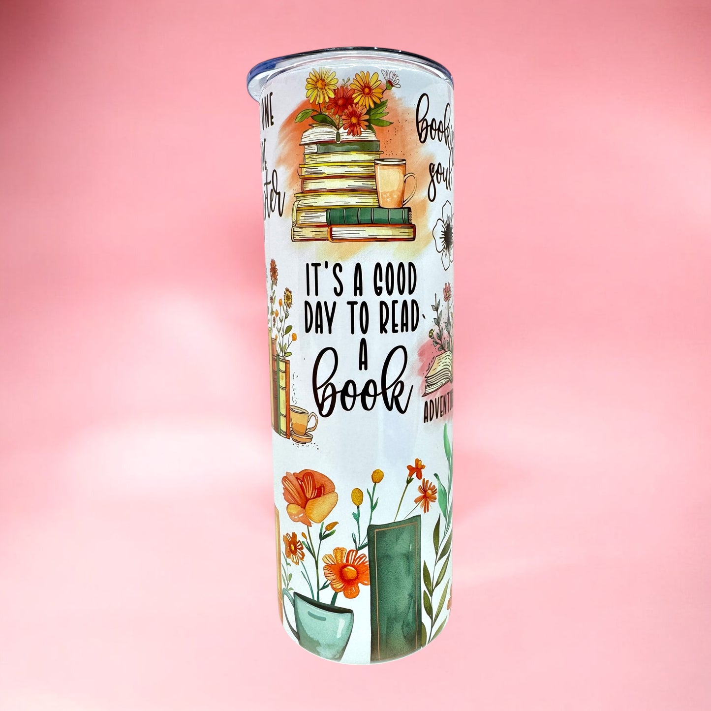 📚Book Lover’s Dream 20oz Tumbler🌸