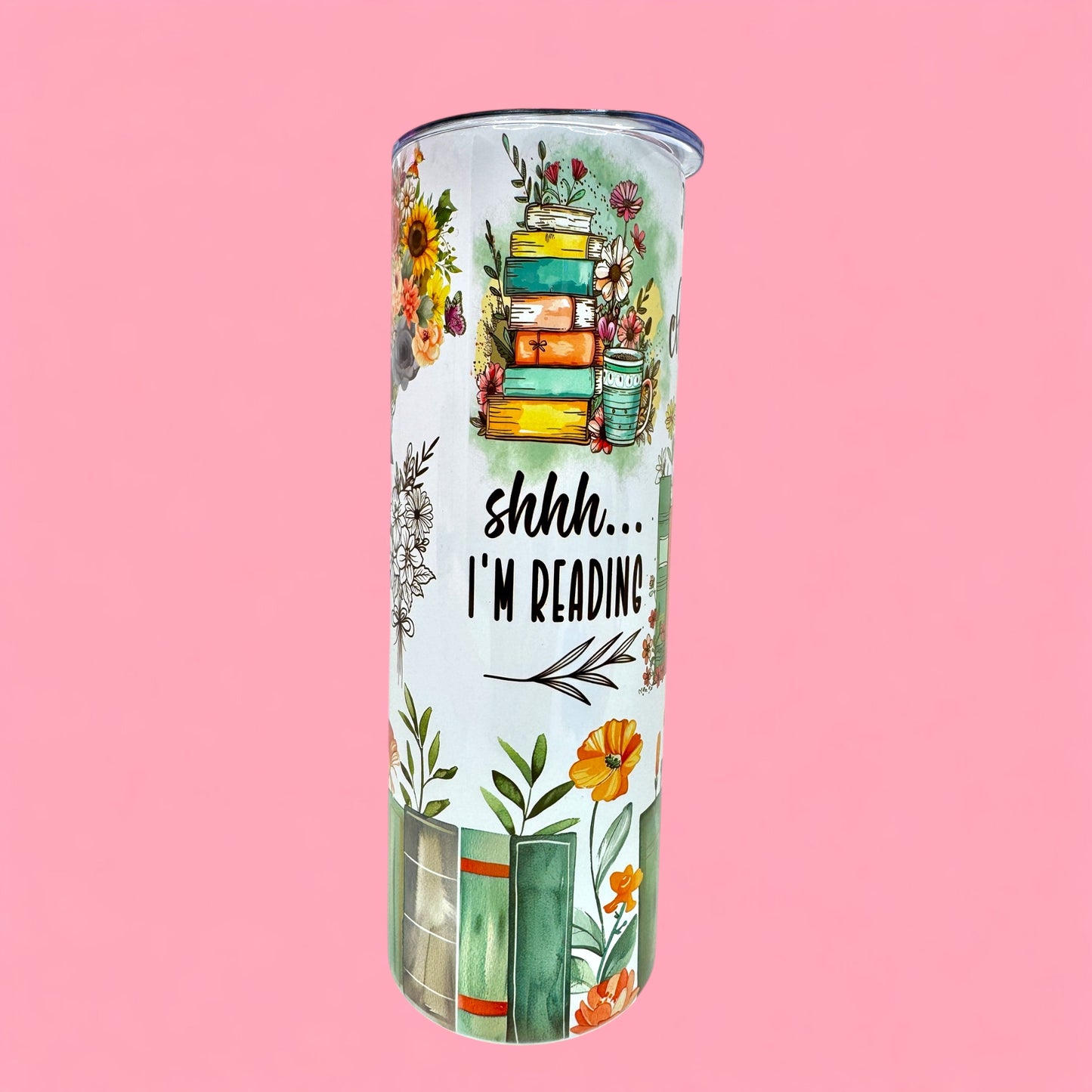 📚Book Lover’s Dream 20oz Tumbler🌸