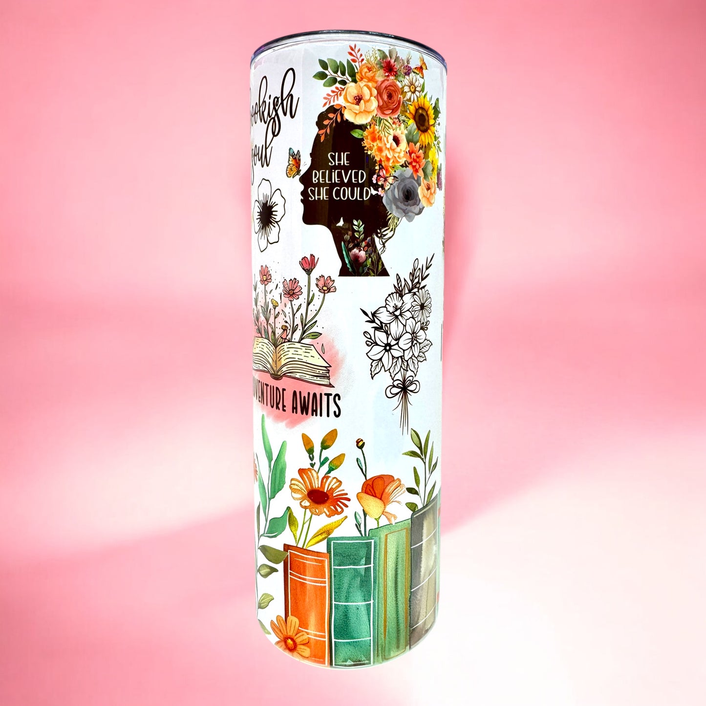 📚Book Lover’s Dream 20oz Tumbler🌸