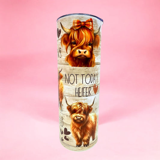 🐄 Just a Girl Who Loves Cows – 20oz Tumbler 🤎