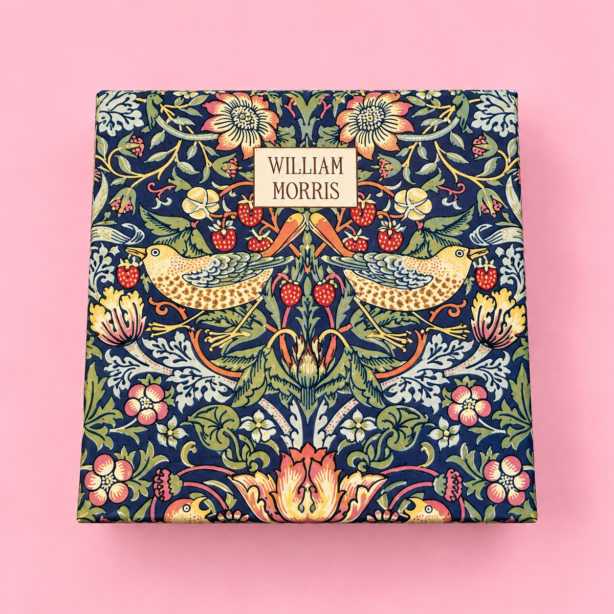 🍓 William Morris Strawberry Thief Memo Box with Drawer 🍓