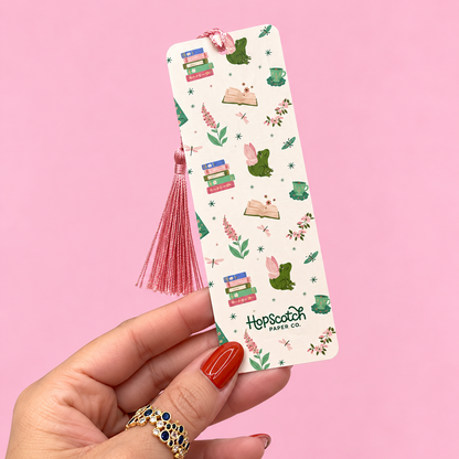 🦊 Woodland Fox Bookmark with Tassel 🌿📚