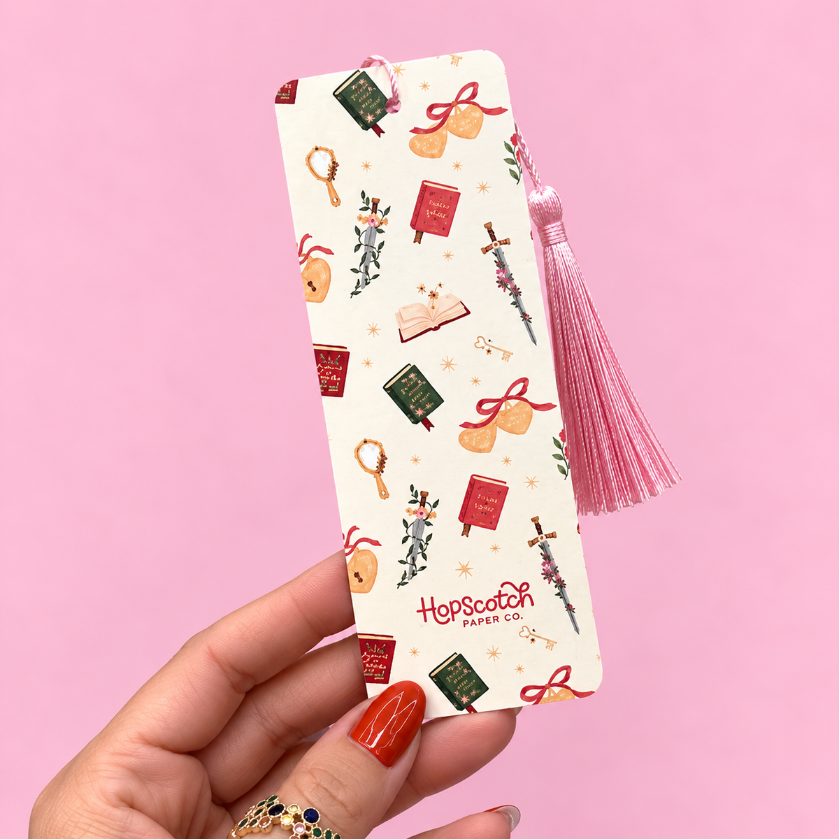 💕 Romantasy Reader Bookmark with Tassel 📚✨