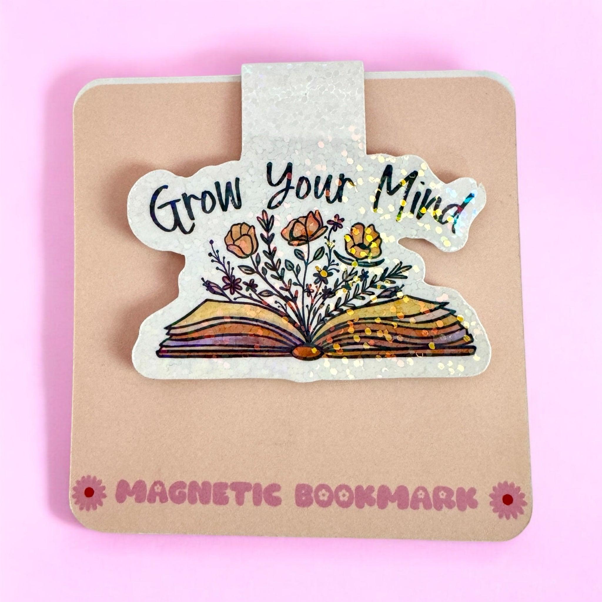 Grow Your Mind Magnetic Bookmark