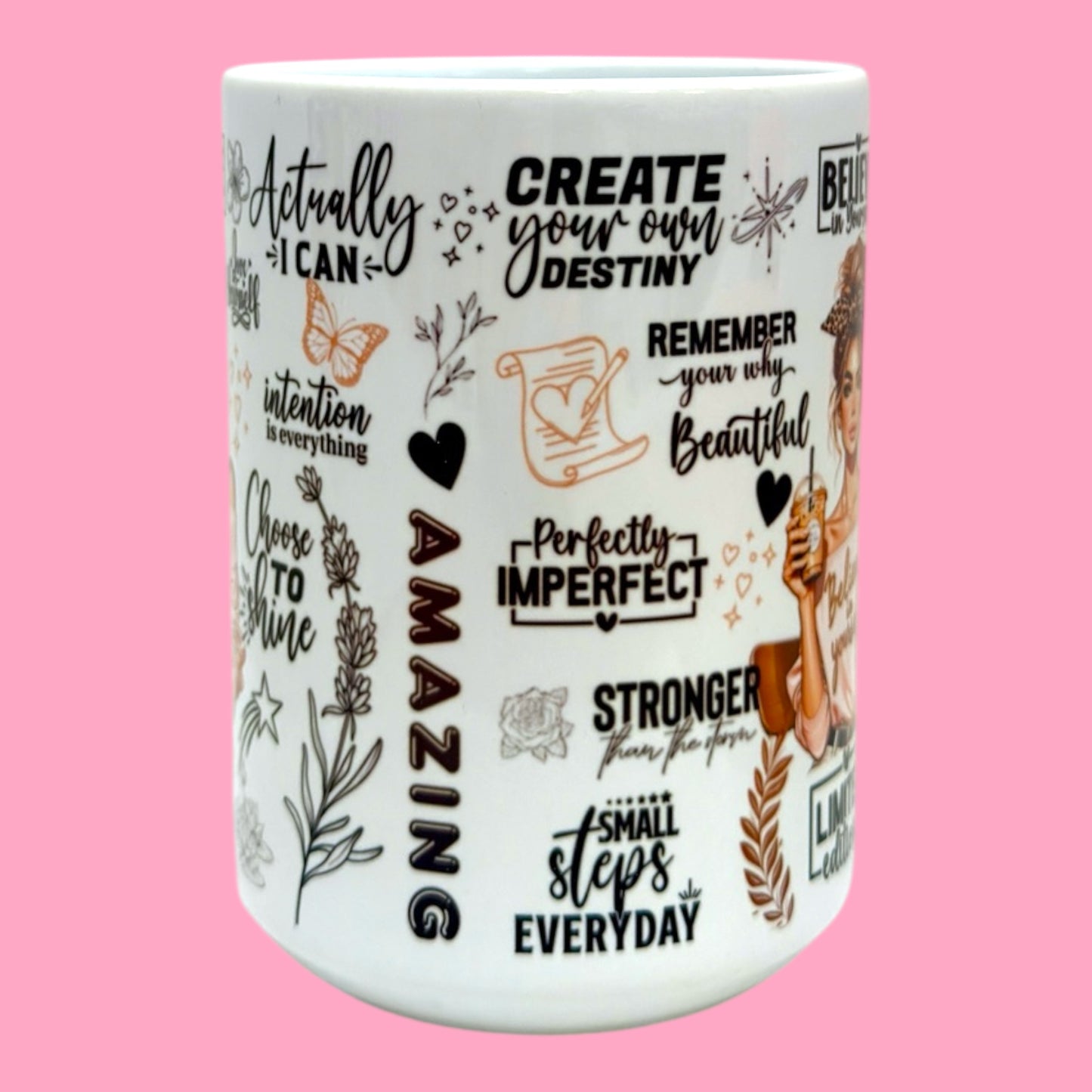 ☕✨ Believe in Yourself Motivational 15oz Mug, Limited Edition ✨☕
