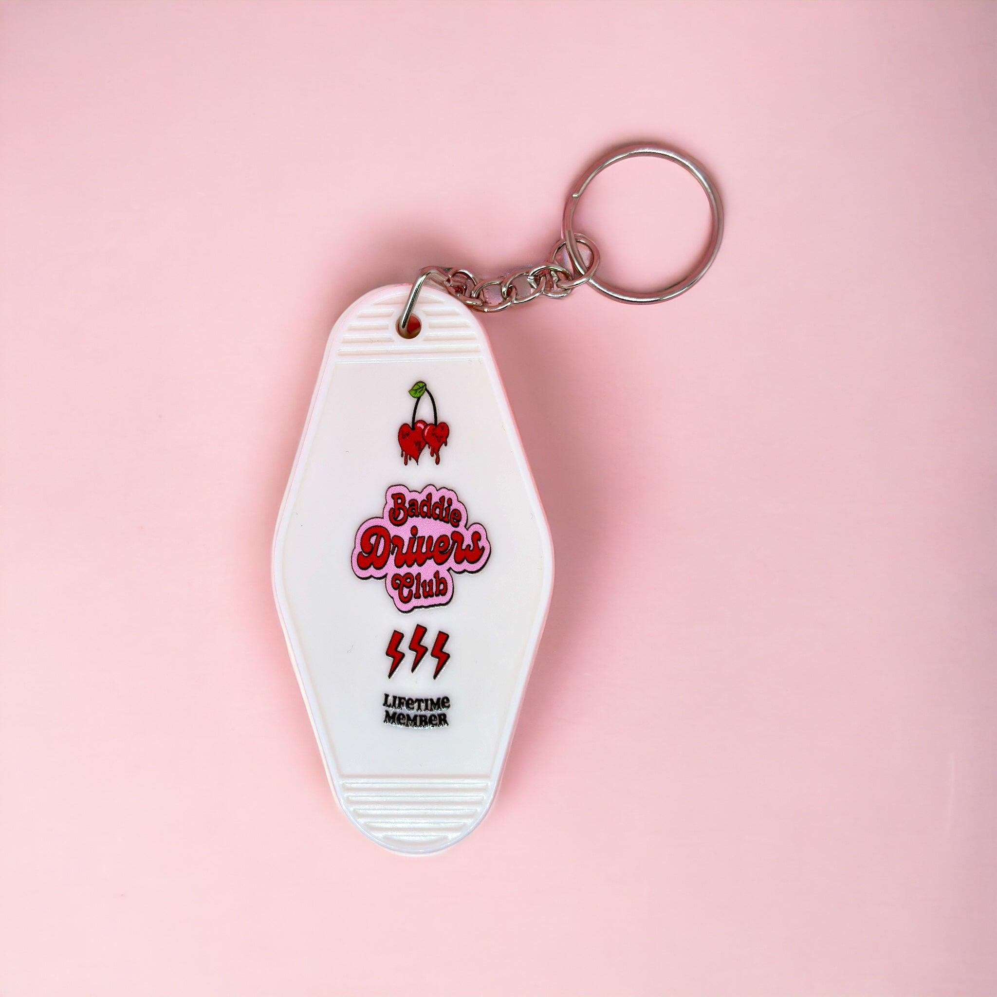 Baddie Drivers Club Motel Keyring