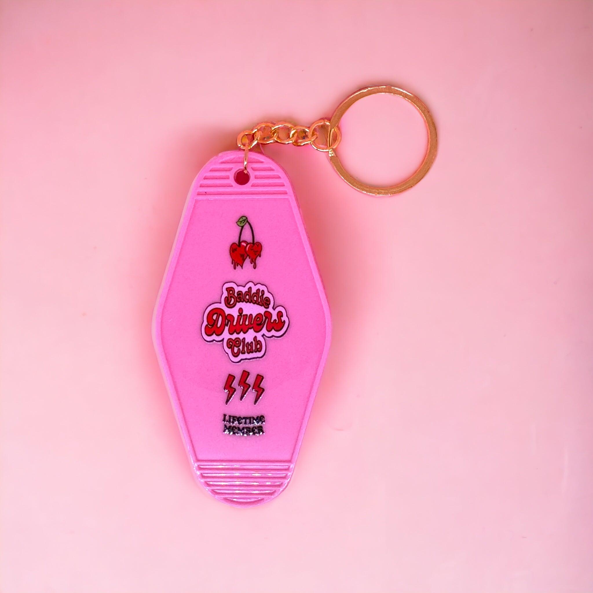 Baddie Drivers Club Motel Keyring