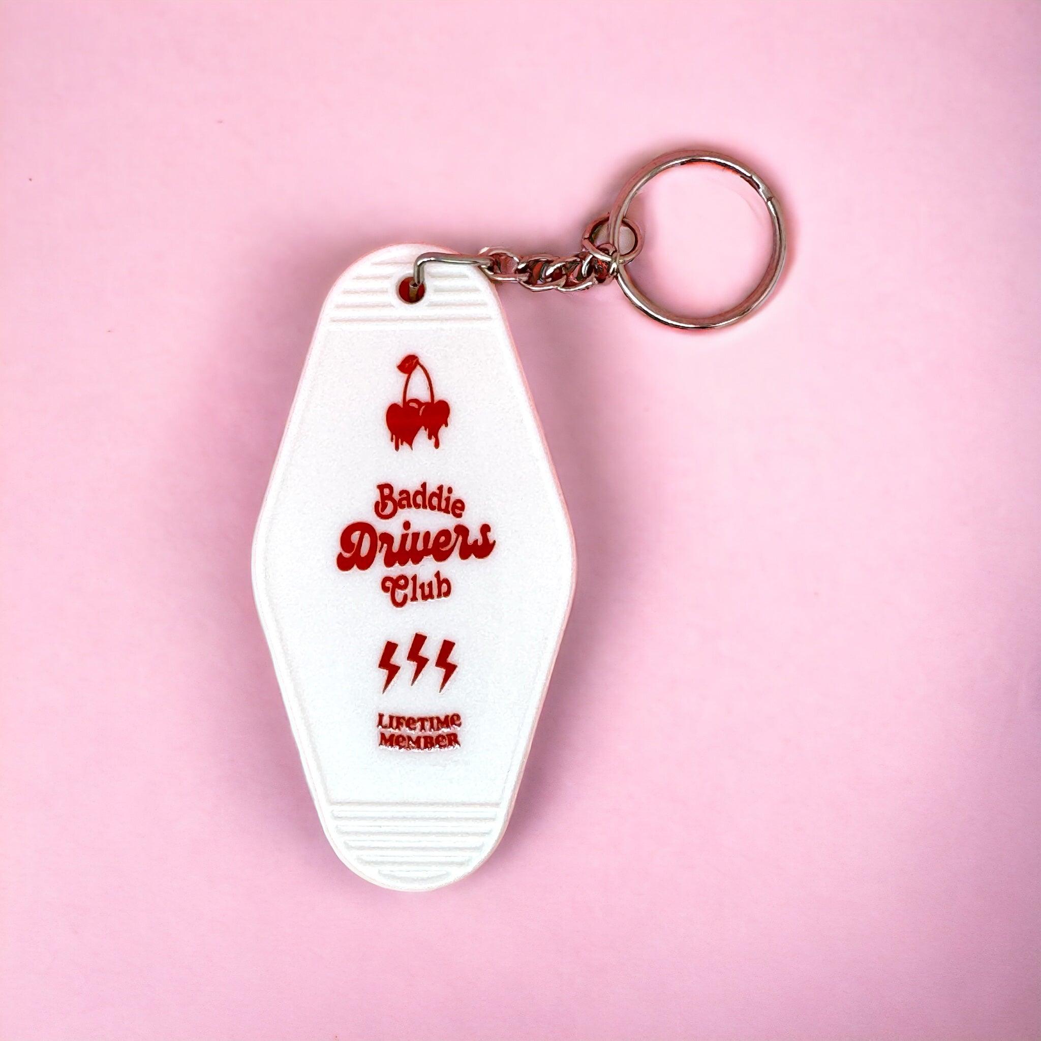 Baddie Drivers Club Motel Keyring