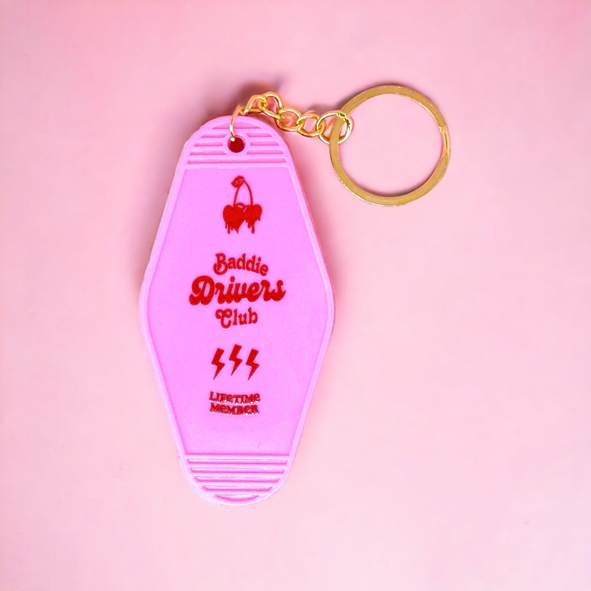 Baddie Drivers Club Motel Keyring