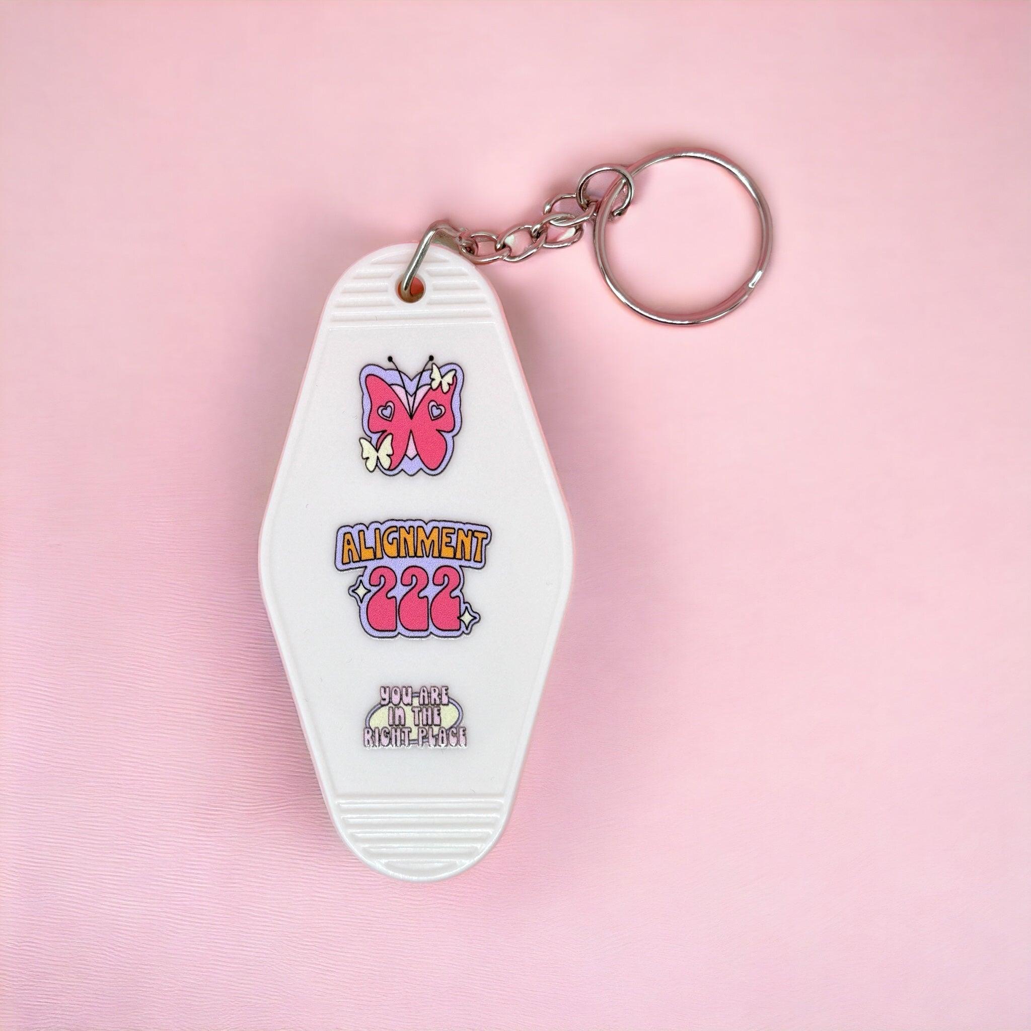 Angel Numbers Motel Keyring