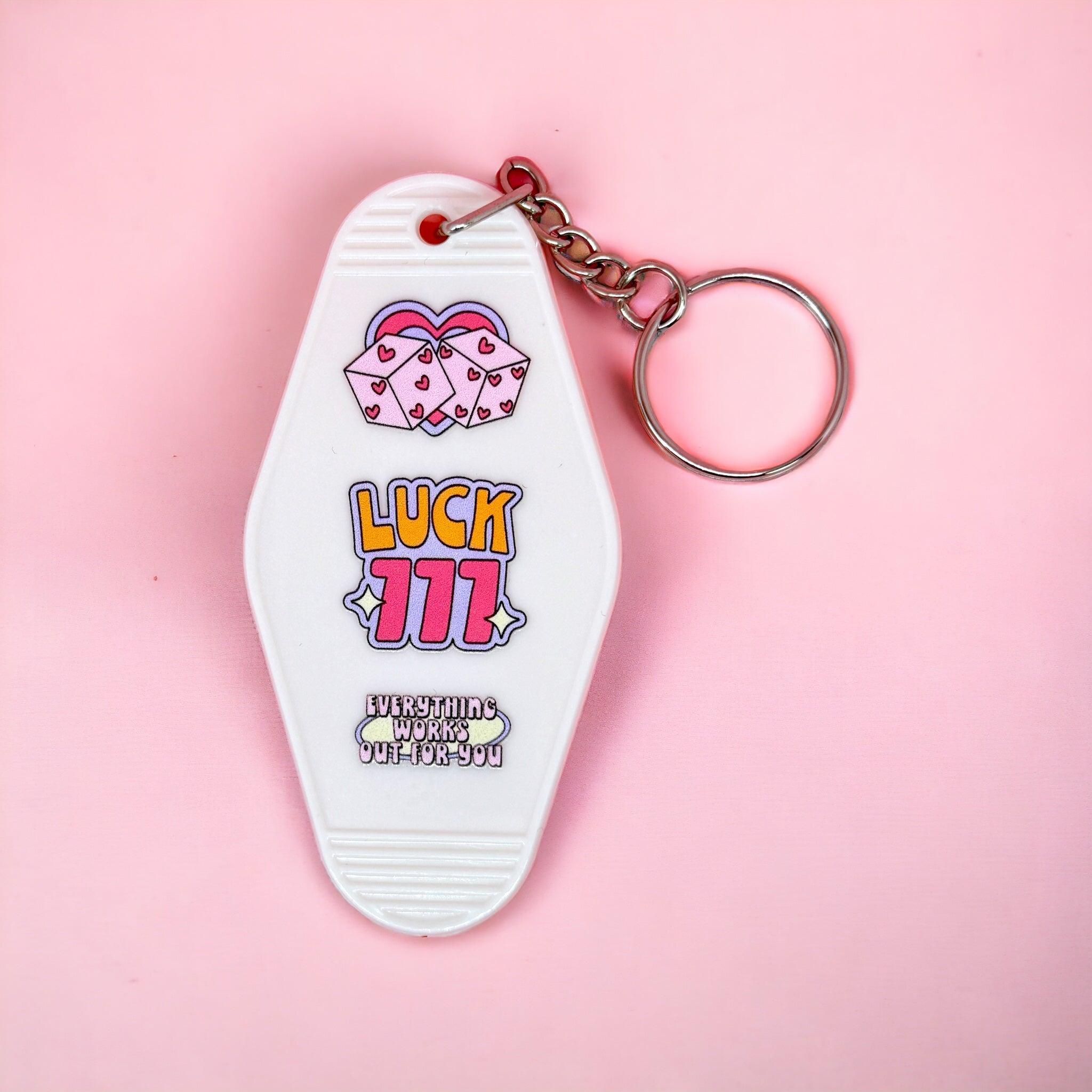 Angel Numbers Motel Keyring