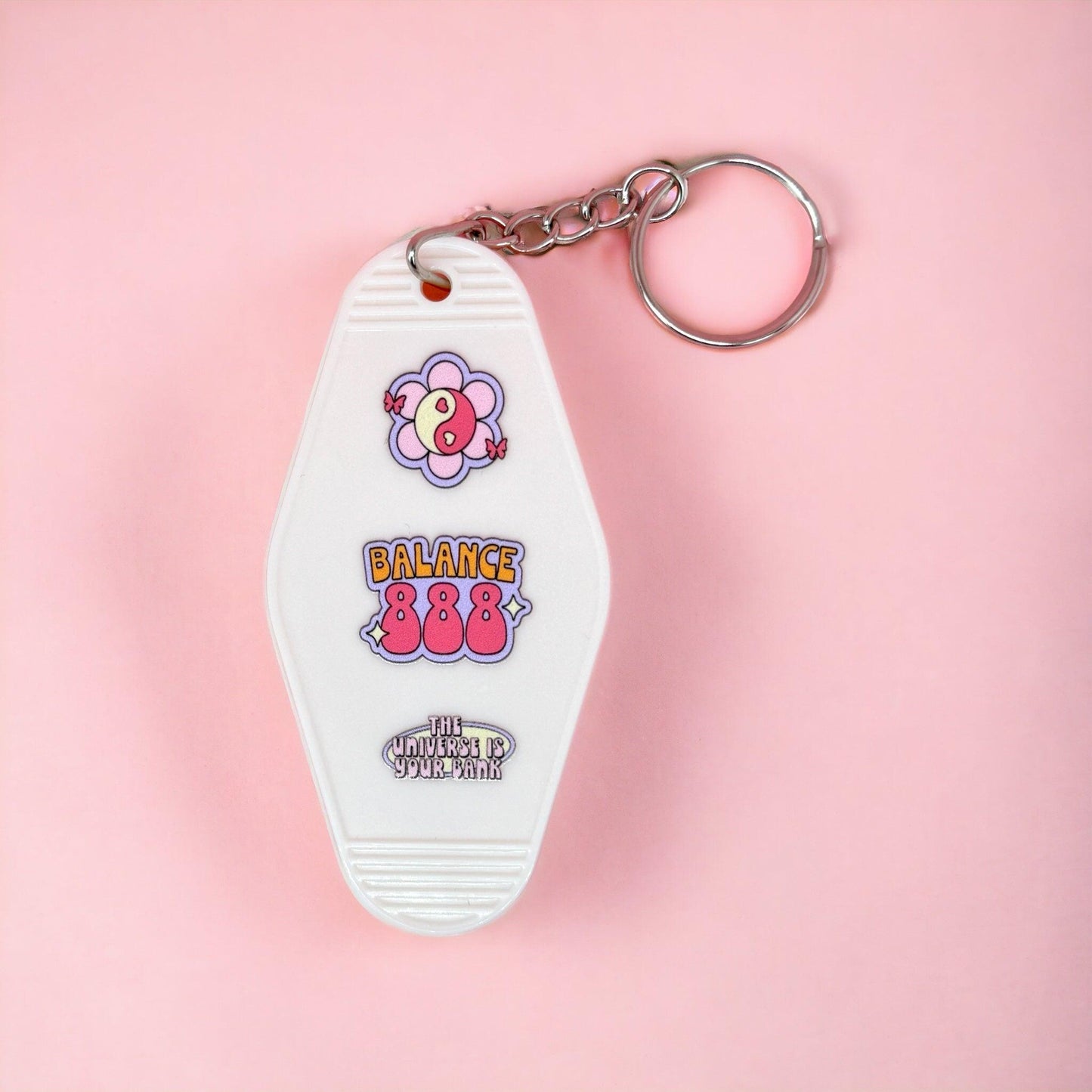 Angel Numbers Motel Keyring