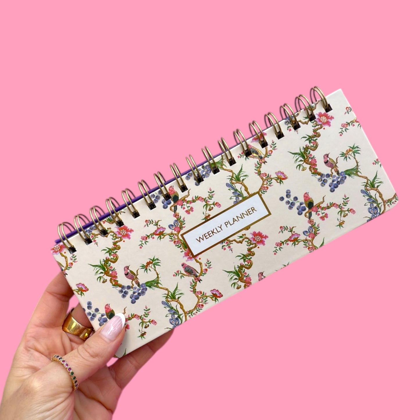 Floral A-Frame Weekly Desk Planner 🌸