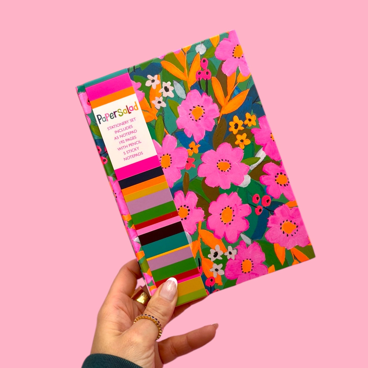 Colourful Floral Stationery Set 🌸📝✨