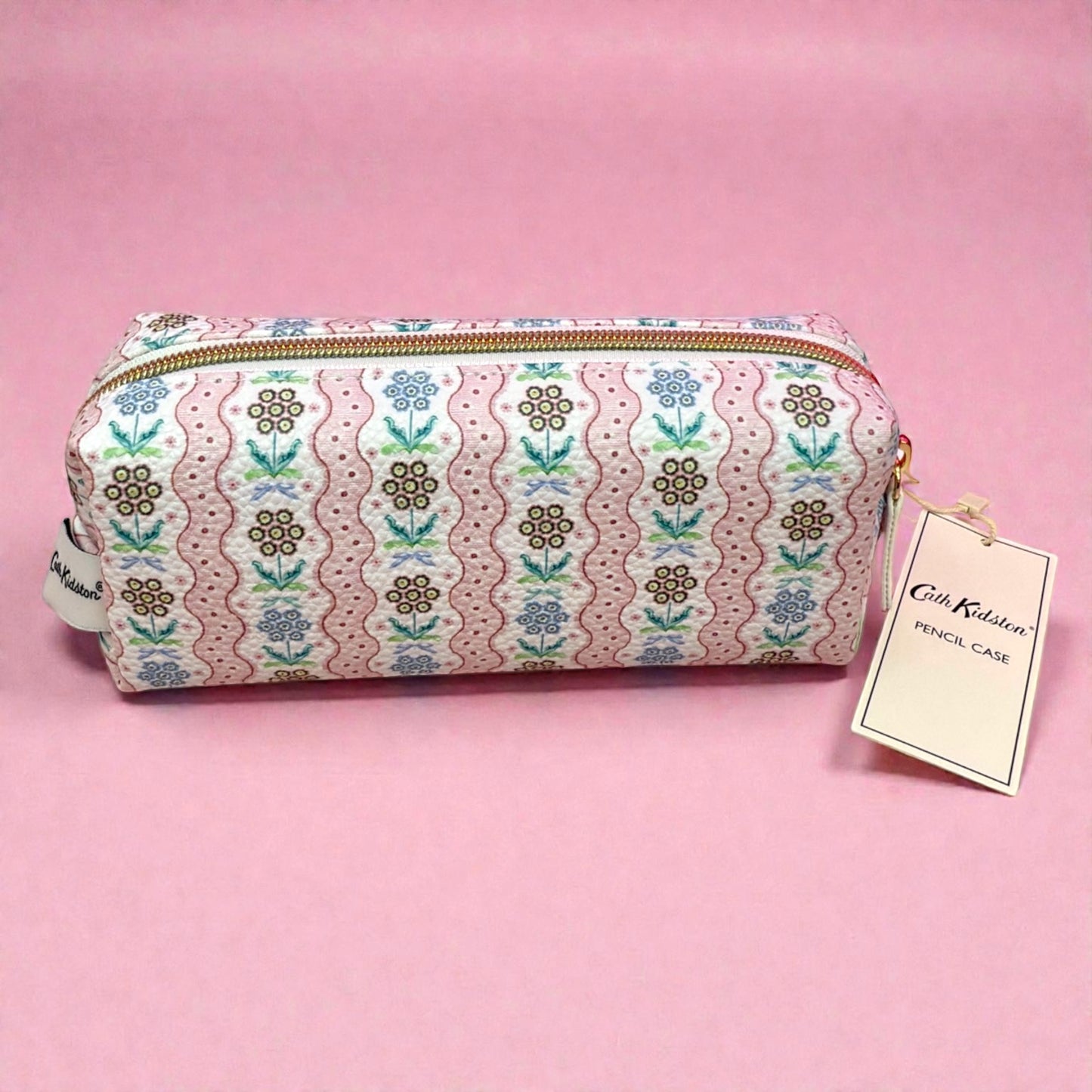Floral Quilted Pencil Case 🌸✨