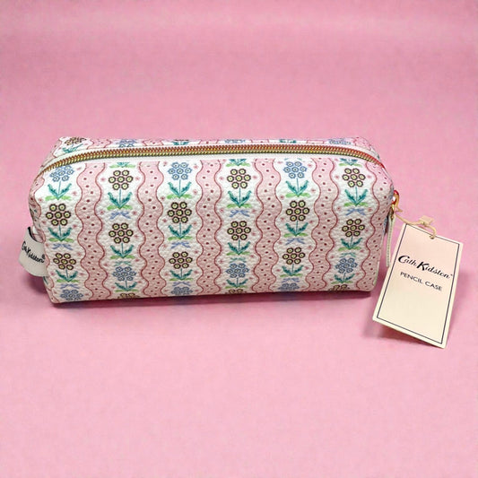 Floral Quilted Pencil Case 🌸✨