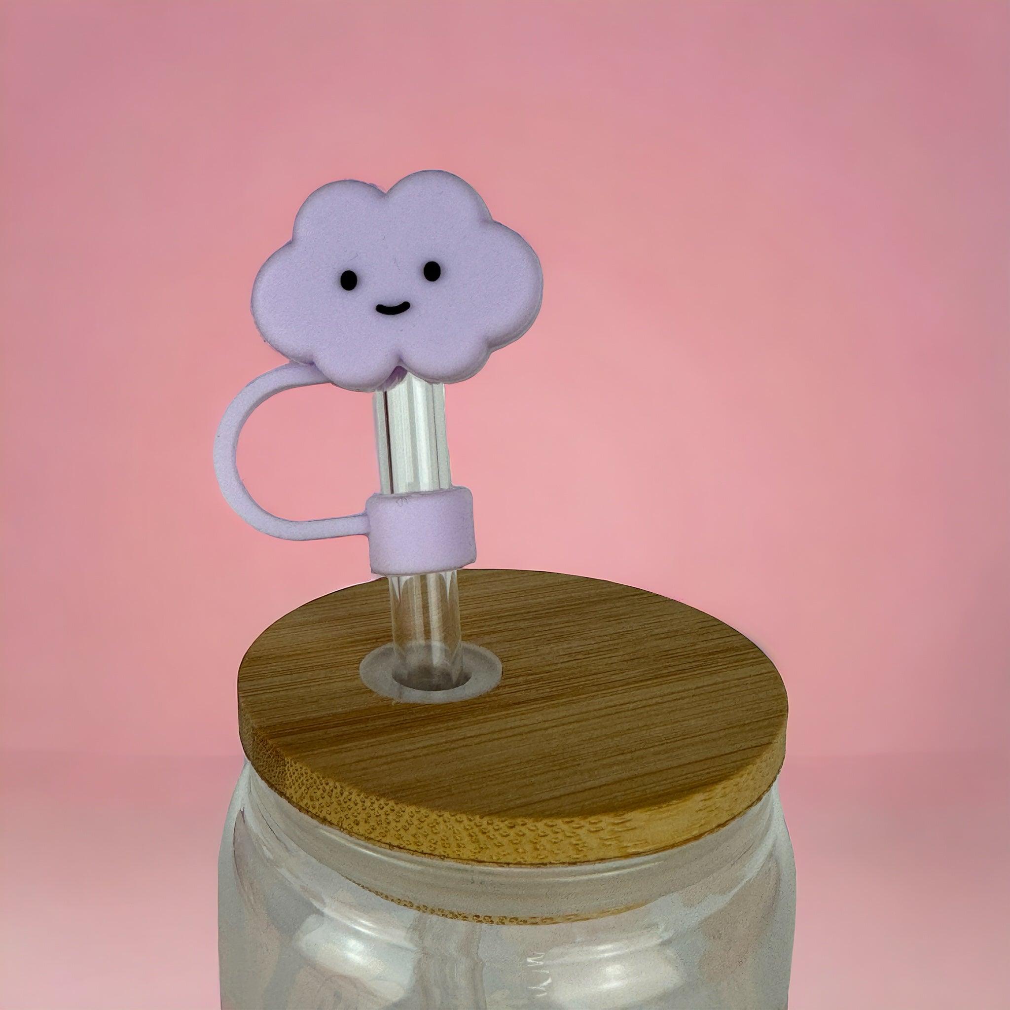 Purple Cloud Straw Topper