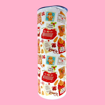 🎄 Christmas Letters 20oz Tumbler ✉️✨