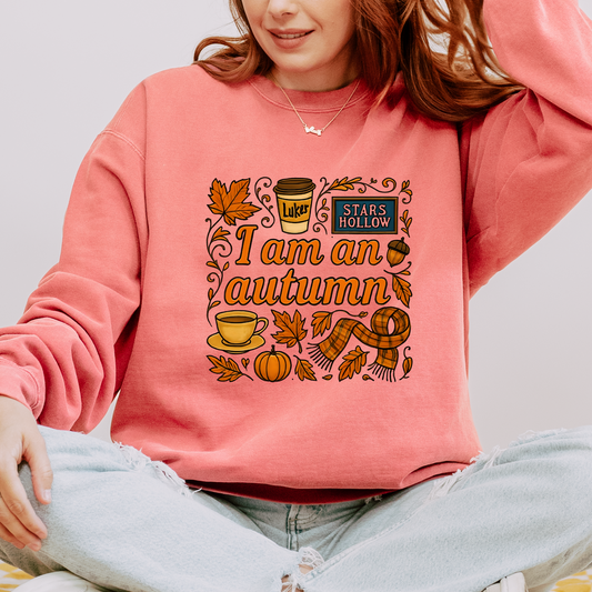 🍁 Autumn Aesthetic Sweatshirt | Pumpkin Spice Season ☕🧡