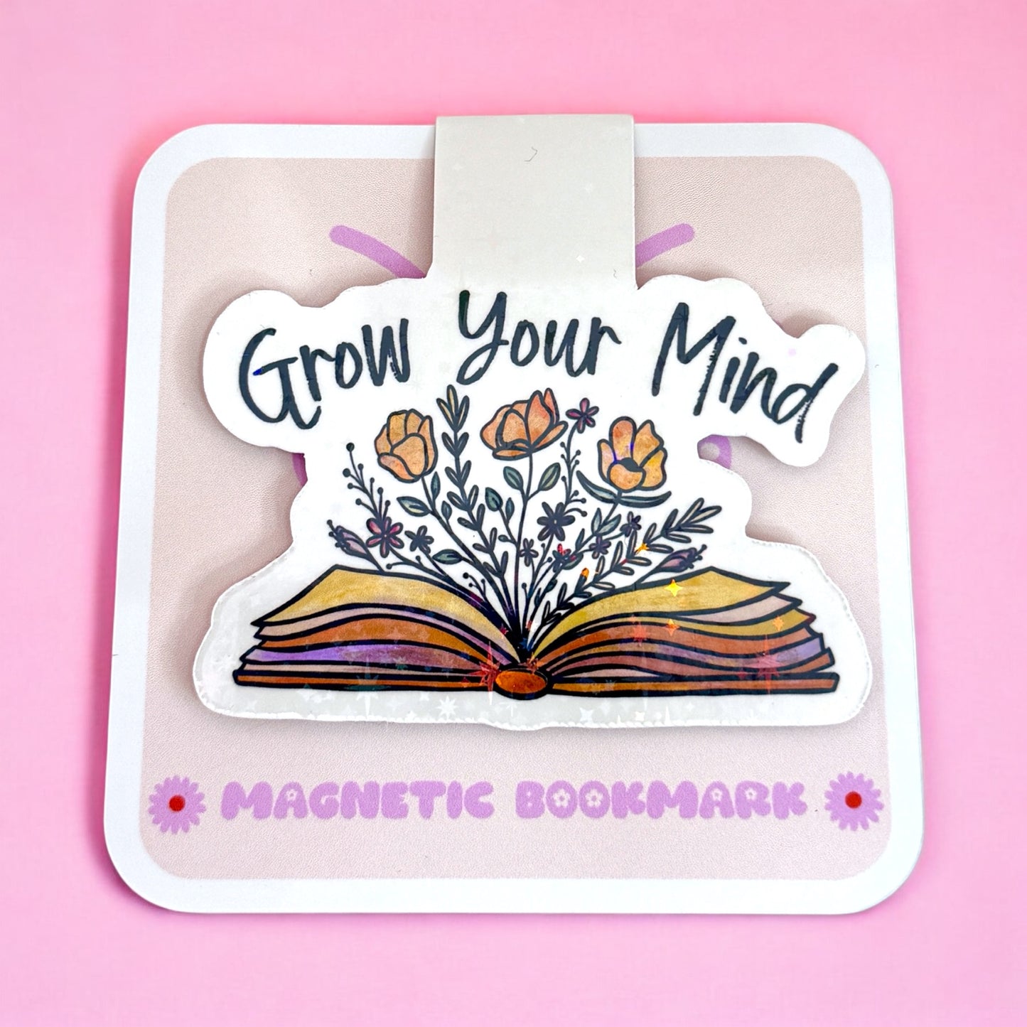 Grow Your Mind Magnetic Bookmark