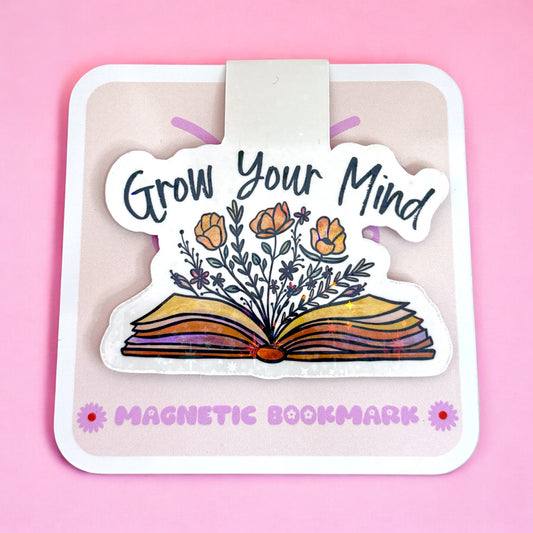 Grow Your Mind Magnetic Bookmark