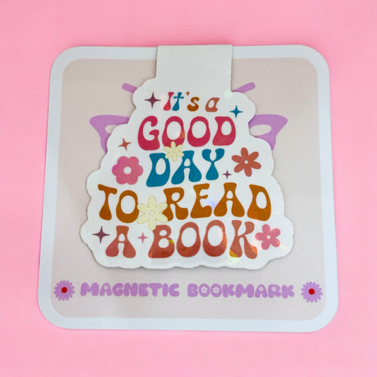 📖It’s a Good day to Read a Book Magnetic Bookmark✨