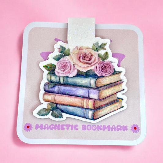 🌸Book Flowers Magnetic Bookmark✨