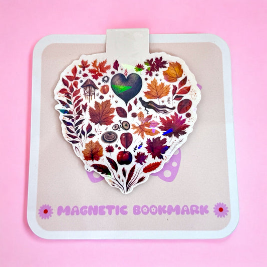 🧡Mystical Woodland Heart Bookmark✨