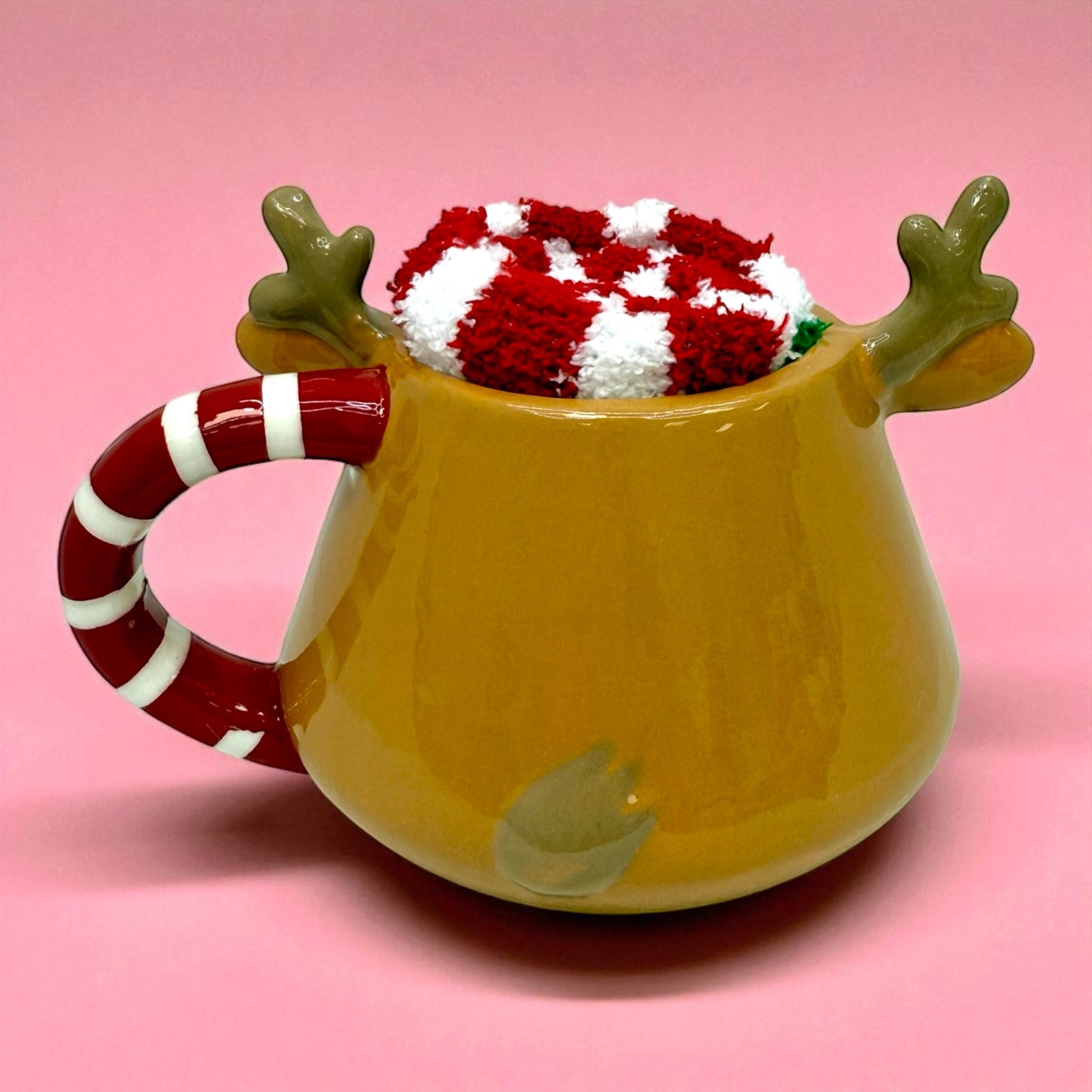 🦌Reindeer Christmas 15oz Mug + Cozy Socks Gift Set 🎁✨