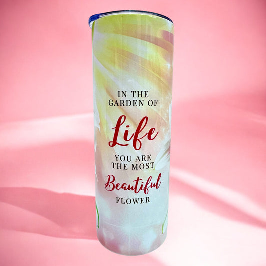 🌸Lily Bloom 20oz Stainless Steel Tumbler✨