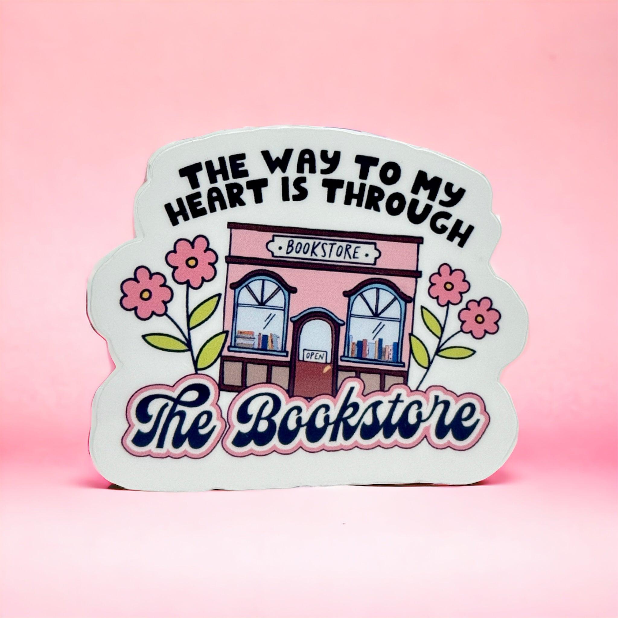 Vinyl Sticker ‘The way to my Heart is Through’