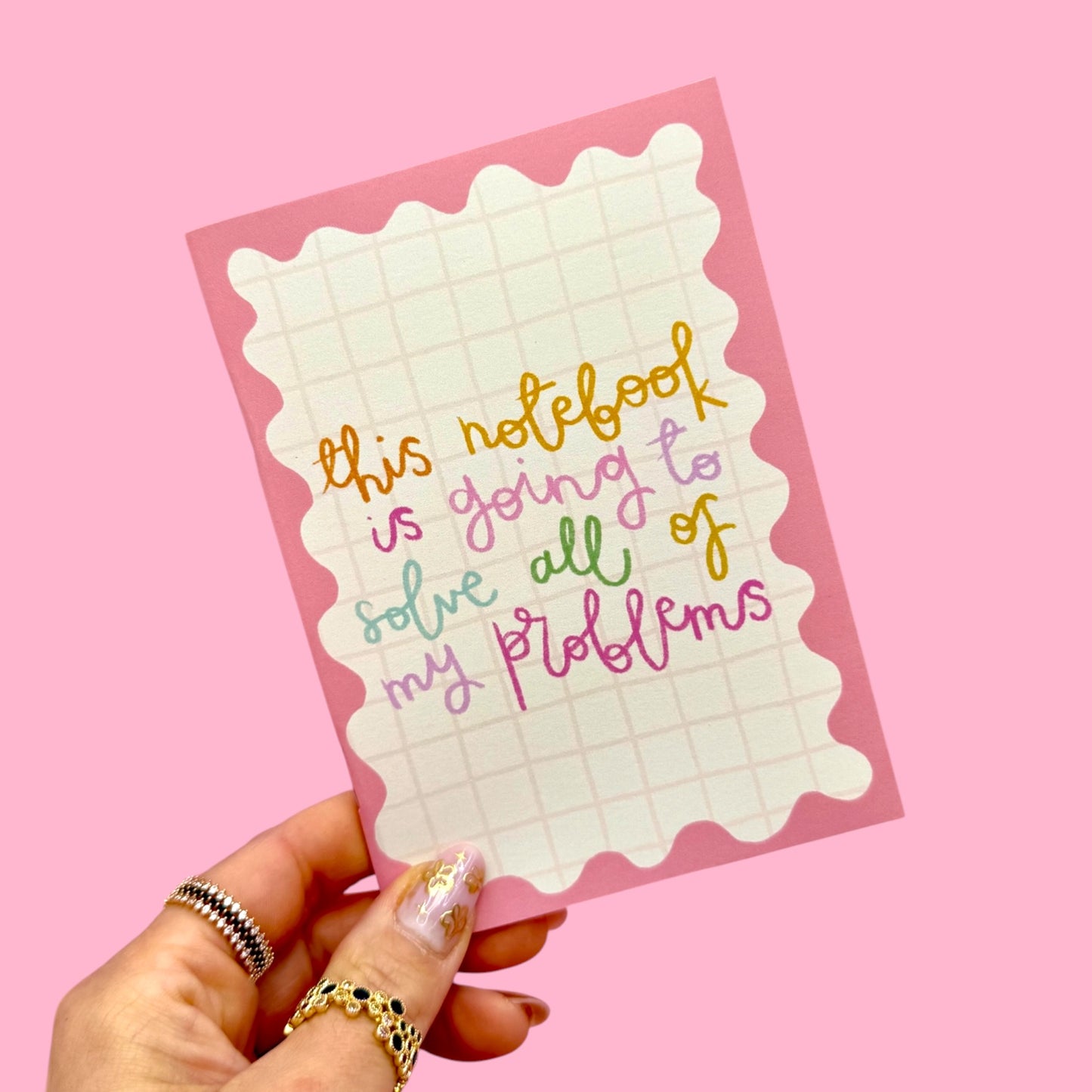 ✨ “This Notebook Is Going to Solve All My Problems” A6 Notebook| Made in the UK 💖